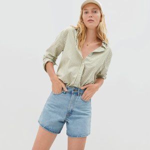 Everlane 'A Line Denim Short in Powder Blue' Size 27